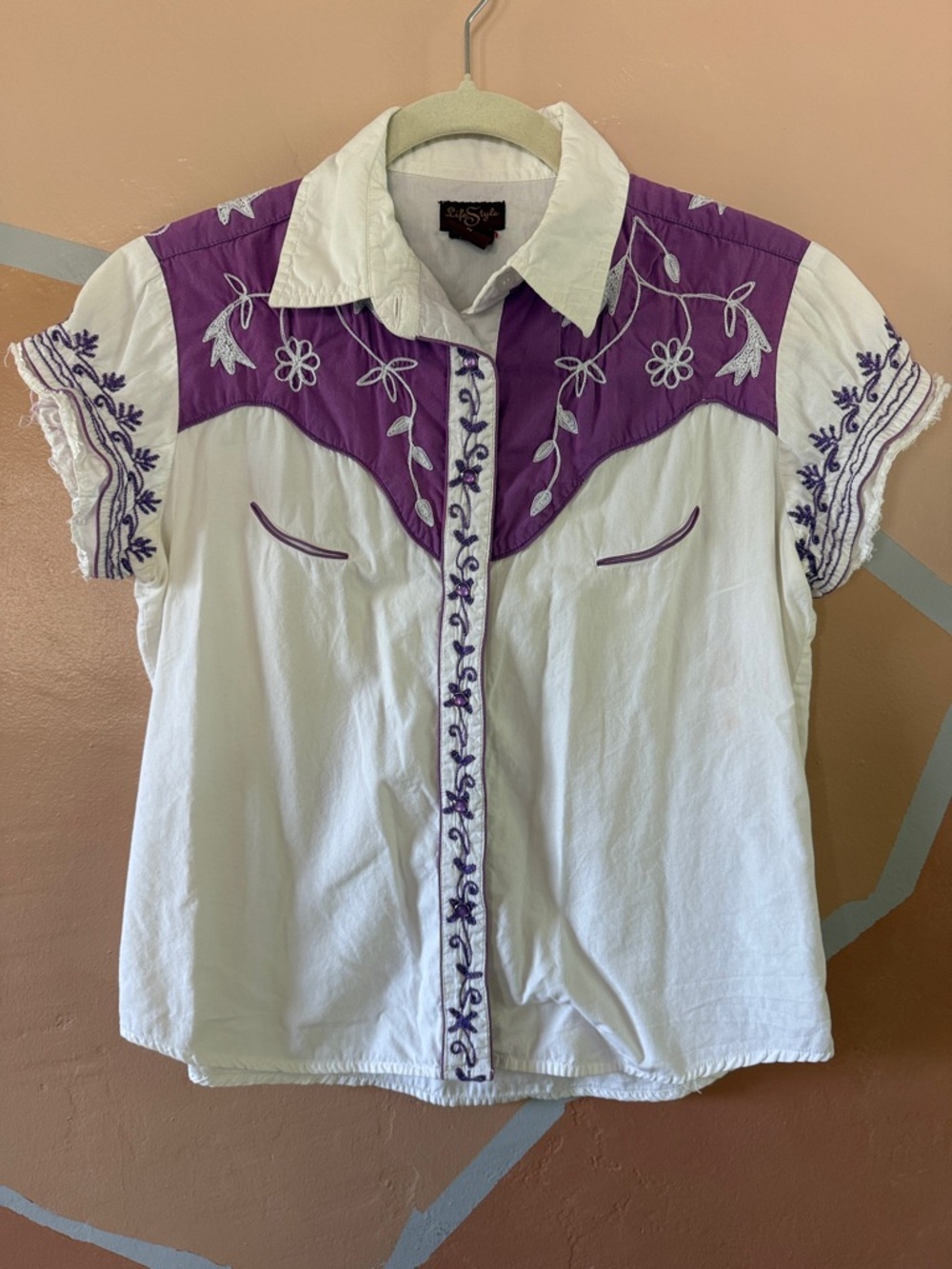Embroidered Western Blouse